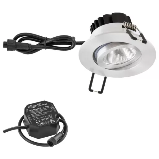 EVN PC650N91402 PC650N91402 LED-es beépíthető lámpa LED Fixen beépített LED-es 8.4 W Alumínium