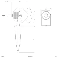   EVN PLC651002 PLC651002 LED-es kerti fényszóró 10 W Antracit