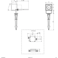   EVN PLCQ65091502 EVN Lichttechnik LED-es kerti fényszóró 9 W Antracit