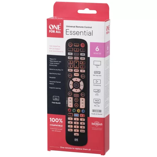 One For All URC 3661 Univerzális Távirányító Fekete