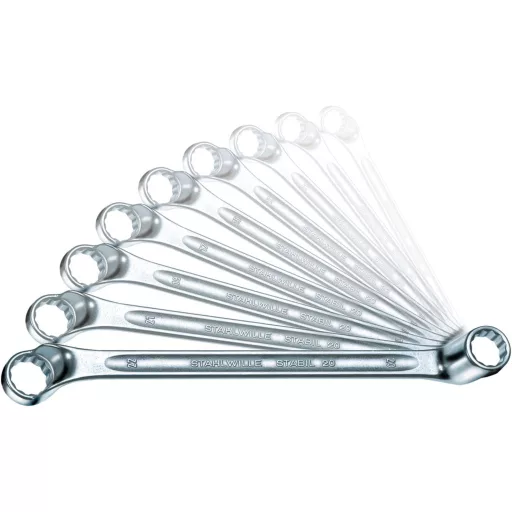 Stahlwille 96410408 20/7N Kettős gyűrűskulcs készlet Kulcsszélesség (metrikus) 6 - 19 mm