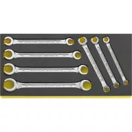   Stahlwille 96838758 TCS 24/7, 8X10-19X22 MM Kettős gyűrűskulcs készlet Kulcsszélesség (metrikus) 8 - 22 mm