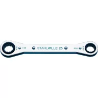   Stahlwille 41563234 25AN 1/2 X 9/16 RATSCHENRINGSCHLUESSEL Kettős kilincses csavarkulcs készlet Kulcsszélesség (coll) 1/2 - 9/16