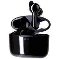   Boompods Bassline GO In Ear fejhallgató Bluetooth® Fekete Headset, Hangerő szabályozás, Izzadásálló, Érintéses vezérlés