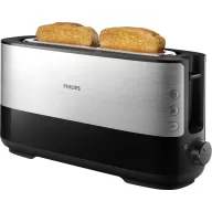   Philips Home HD2692/90 Viva Hosszú szeletes kenyérpirító Nemesacél, Fekete