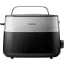 Philips Home HD2516/90 Daily Kenyérpirító Nemesacél, Fekete