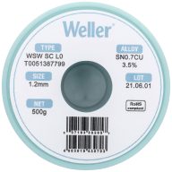   Weller T0051387799 Forrasztóón, ólommentes Sn0,7Cu 500 g 1.20 mm