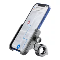   Mobiltelefon tartó motorokhoz és kerékpárokhoz, 360°, Cellularline MOTOHOLDERALUK