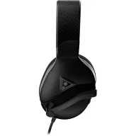   Turtle Beach Recon™ 200 Gen 2 Gamer Over Ear headset Vezetékes Stereo Fekete Noise Cancelling Hangerő szabályozás, Mikrofon némítás, Összehajtható