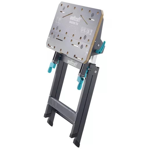 Wolfcraft 6871000 Befogó- és gépasztal MASTER 750 ERGO 13.2 kg Fekete, Ezüst