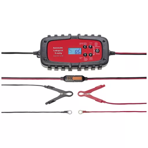 IWH 075901 075901 Automatikus töltő 12 V, 6 V 2 A, 4 A, 6.5 A 2 A, 4 A, 6.5 A