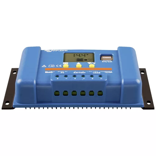 Victron Energy Blue-Solar PWM-LCD&USB Napelem töltésszabályozó PWM 12 V, 24 V 10 A