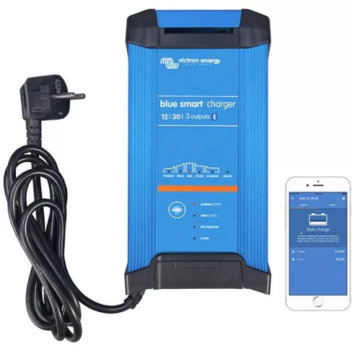 Victron Energy Ólomakku töltő Blue Smart 24/16 24 V Töltőáram (max.) 16 A