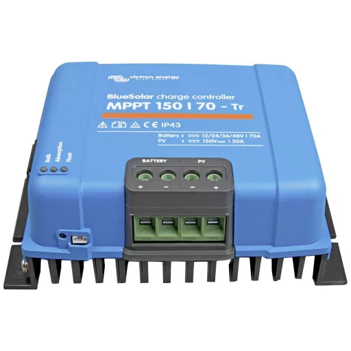 Victron Energy BlueSolar 250/70-Tr VE.Can Napelem töltésszabályozó MPPT 12 V, 24 V, 48 V 70 A