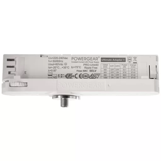 Deko Light 862182 D Line 3-Phasen-Adapter Multi-CC-Netzgerär Nagyfeszültségű sínes rendszer elemek Betápláló 3 fázisú Fehér