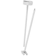   Deko Light 710078 D Line Deckenabhängung starr Nagyfeszültségű sínes rendszer elemek Mennyezeti függő 3 fázisú Fehér