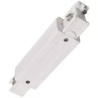   Deko Light 710042 D Line elektrischer Längsverbinder, Einspeisemöglichkeit links-rechts Nagyfeszültségű sínes rendszer elemek Áramsín 3 fázisú Fehér