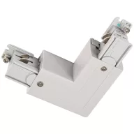   Deko Light 710037 D Line 90°-Verbinder links-rechts mit Wechselmechanik Nagyfeszültségű sínes rendszer elemek Áramsín 3 fázisú Szürke