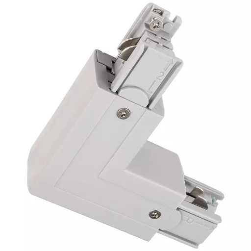 Deko Light 710037 D Line 90°-Verbinder links-rechts mit Wechselmechanik Nagyfeszültségű sínes rendszer elemek Áramsín 3 fázisú Szürke