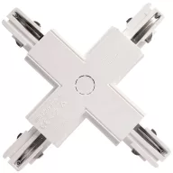   Deko Light 710033 D Line X-Verbinder links-links-rechts-rechts Nagyfeszültségű sínes rendszer elemek Áramsín 3 fázisú Fehér