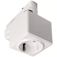   Deko Light 710024 D Line Steckdosenadapter Nagyfeszültségű sínes rendszer elemek Áramsín 3 fázisú Fehér