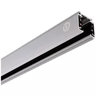  Deko Light 710001 D Line Aufbaustromschiene 1m Nagyfeszültségű sínes rendszer elemek Áramsín 3 fázisú Szürke