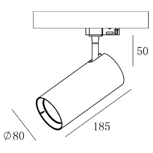 Deko Light Horus 707104 LED-es sín fényszóró 3 fázisú 20 W LED EEK: F (A - G) Fekete
