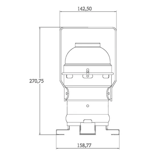 Deko Light Studio PAR 30 707082 LED-es sín fényszóró E27 Fekete