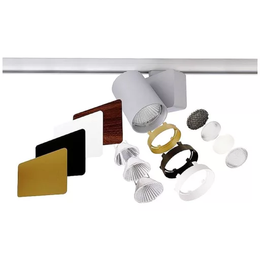 Deko Light Nihal 707056 LED-es sín fényszóró 3 fázisú 33 W LED EEK: G (A - G) Ezüst