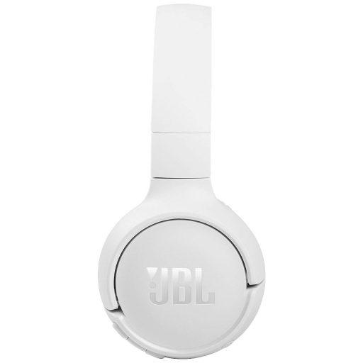 JBL Tune 510BT On Ear fejhallgató Bluetooth® Fehér Headset, Összehajtható, Elemtöltés kijelzés, Mikrofon némítás
