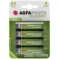   Ceruza akku AA, NiMH, 1,2V 2300 mAh, Agfa LR06, AA, LR6, AAB4E, AM3, 815, E91, LR6N