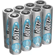  Ceruza akku AA, NiMH, 1,2V 2100 mAh, 8 db, Ansmann maxE LR06, AA, LR6, AAB4E, AM3, 815, E91, LR6N