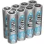 Ceruza akku AA, NiMH, 1,2V 2100 mAh, 8 db, Ansmann maxE LR06, AA, LR6, AAB4E, AM3, 815, E91, LR6N