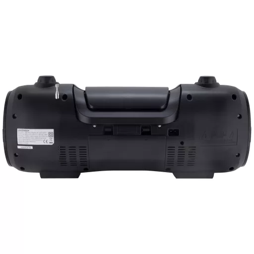 UNIVERSUM BB 500-20 Ghetto-Blaster URH AUX, Bluetooth®, CD, SD, USB Táviránytóval, Hangulatfény Fekete