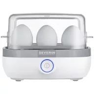   Severin EK 3164 Tojásfőző Mérőpohárral, Tojáskiszúróval, BPA mentes Fehér, Szürke