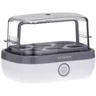   Severin EK 3164 Tojásfőző Mérőpohárral, Tojáskiszúróval, BPA mentes Fehér, Szürke