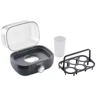  Severin EK 3166 Tojásfőző BPA mentes, Mérőpohárral, Tojáskiszúróval Fekete