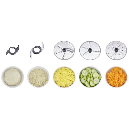 Severin KM 3892 Konyhagép 1200 W Ezüst, Fekete