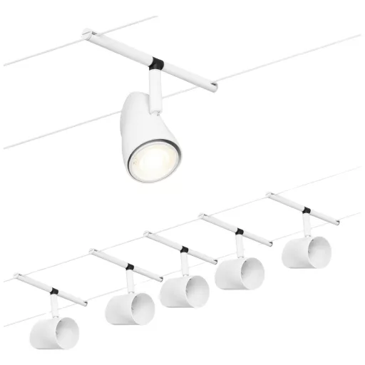 Paulmann Cup 94467 Zsinóros alapkészlet GU5.3 Fehér (matt), Króm