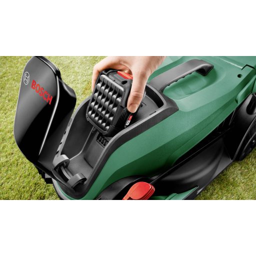 Bosch Home and Garden CityMower 18V-32 Akku Akkus fűnyíró Akku nélkül, töltő nélkül, Vágási magasság állítással, Hásó kidobó 18 V Vágási szélesség (max.) 32 mm