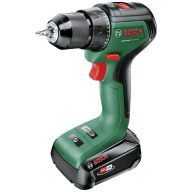   Bosch Home and Garden UniversalDrill 18V-60 06039D7001 Akkus csavarozó, Akkus fúrócsavarozó 18 V 2.0 Ah Lítiumion akkuval, Töltővel