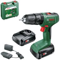   Bosch Home and Garden EasyImpact 18V-40 06039D8108 Akkus fúrócsavarozó, Akkus csavarozó 18 V 2.0 Ah Lítiumion 2. akkuval, Töltővel