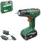 Bosch Home and Garden EasyDrill 18V-40 06039D8004 Akkus fúrócsavarozó, Akkus csavarozó 18 V 2.0 Ah Lítiumion akkuval, Töltővel