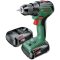 Bosch Home and Garden UniversalDrill 18V-60 06039D7002 Akkus fúrógép, Akkus csavarozó 18 V 2.0 Ah Lítiumion 2. akkuval, Töltővel