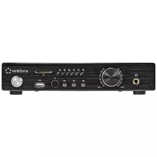 Renkforce RF-WAM-300 Sztereo erősítő 2 x 50 W Fekete Bluetooth®, USB