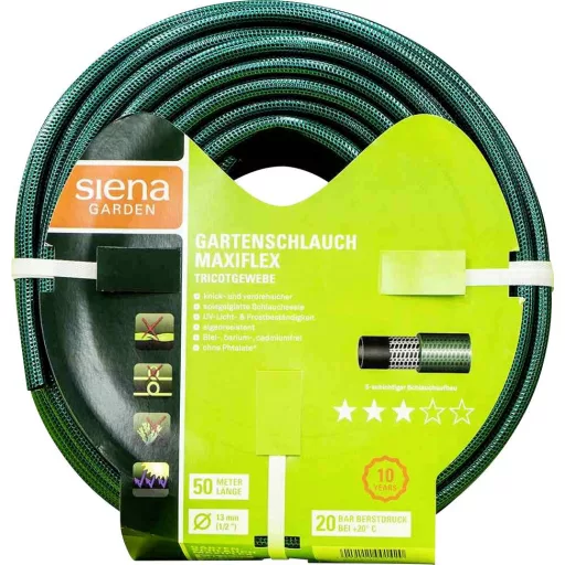 Siena Garden 145288 13 mm 50 m Zöld Kerti tömlő