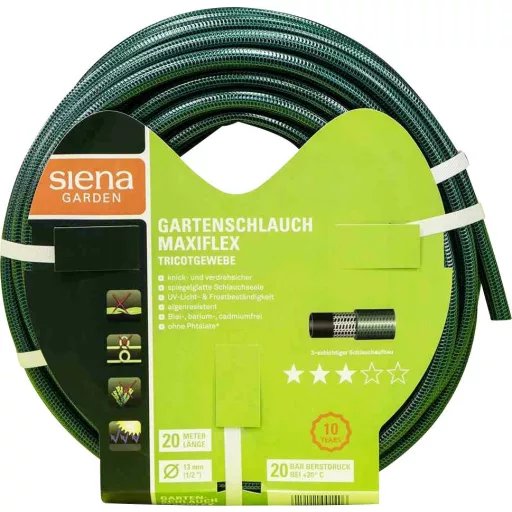 Siena Garden 145286 13 mm 20 m Zöld Kerti tömlő