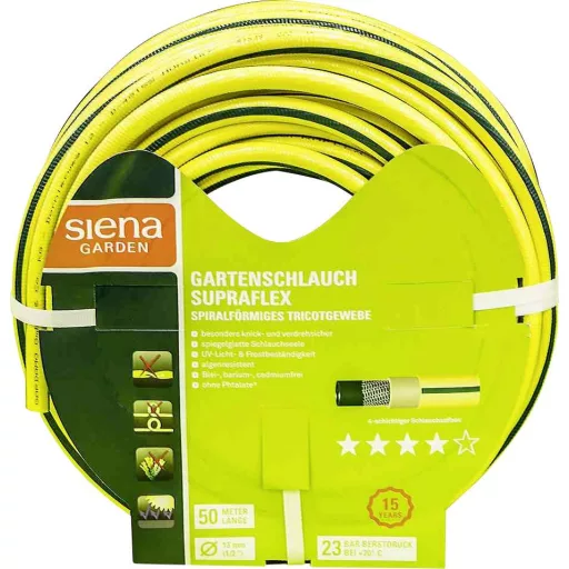 Siena Garden 116268 13 mm 50 m Sárga, Zöld Kerti tömlő