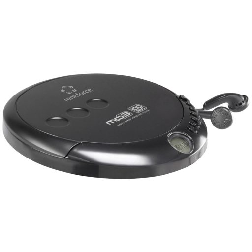 Renkforce RF-CDP-200 Hordozható CD lejátszó CD, MP3 Fekete