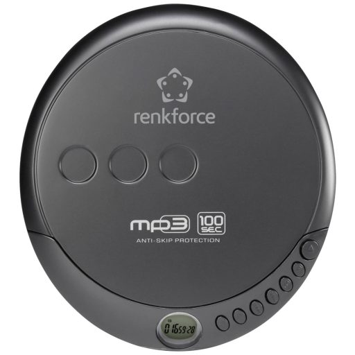 Renkforce RF-CDP-200 Hordozható CD lejátszó CD, MP3 Fekete